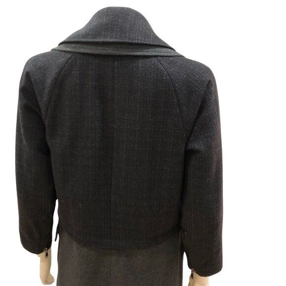 TIBI Coat Jacket, Gray, Size 0 - Picture 12 of 14